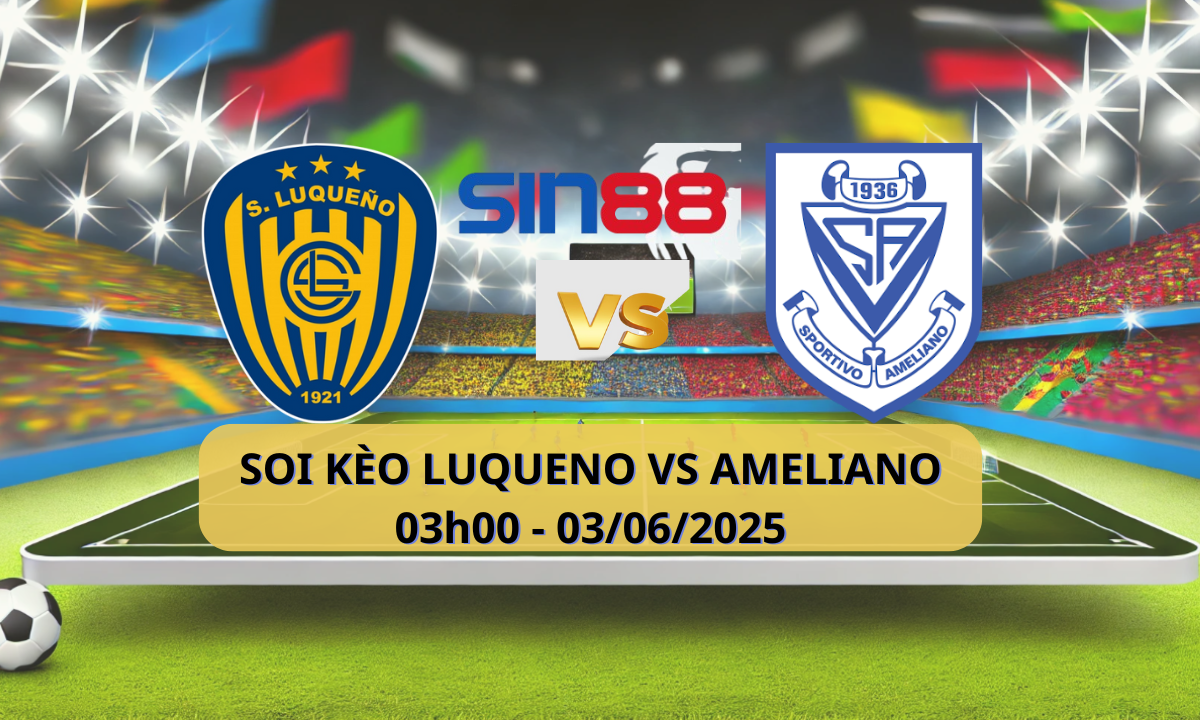 Banner trận đấu Sportivo Luqueño và Sportivo Ameliano